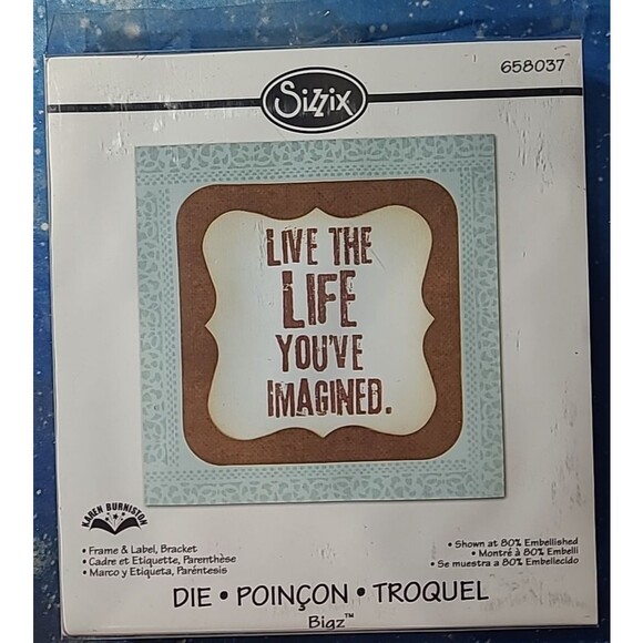 Sizzix Dies Frame & Label Bracket 658037 - Picture 1 of 2